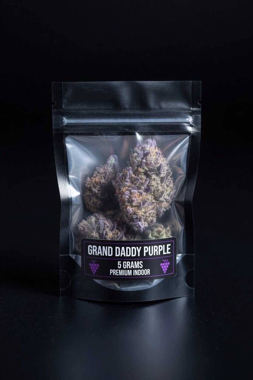 GRANDDADDY PURPLE (GDP) | Cogollos de Indoor [5 Gramos] | Intensidad y Palcer