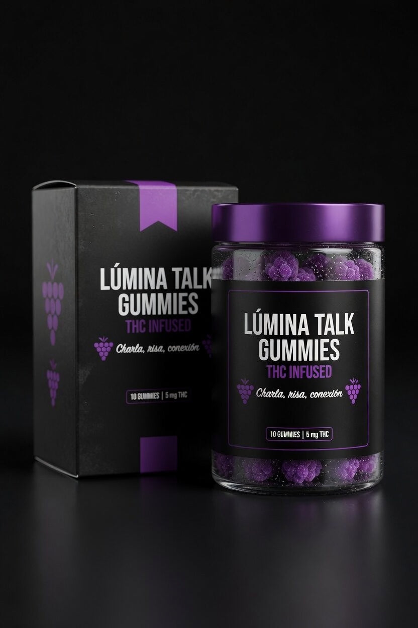 COMBO ENERGÍA Y RISAS — Gomitas Lúmina® con THC + 5 Gramos de Blue Dream