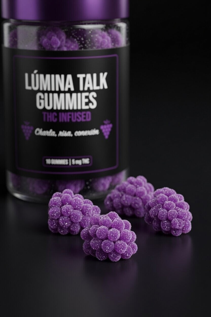 LÚMINA TALK GUMMIES - Gomitas con THC | Más Energía y Risas