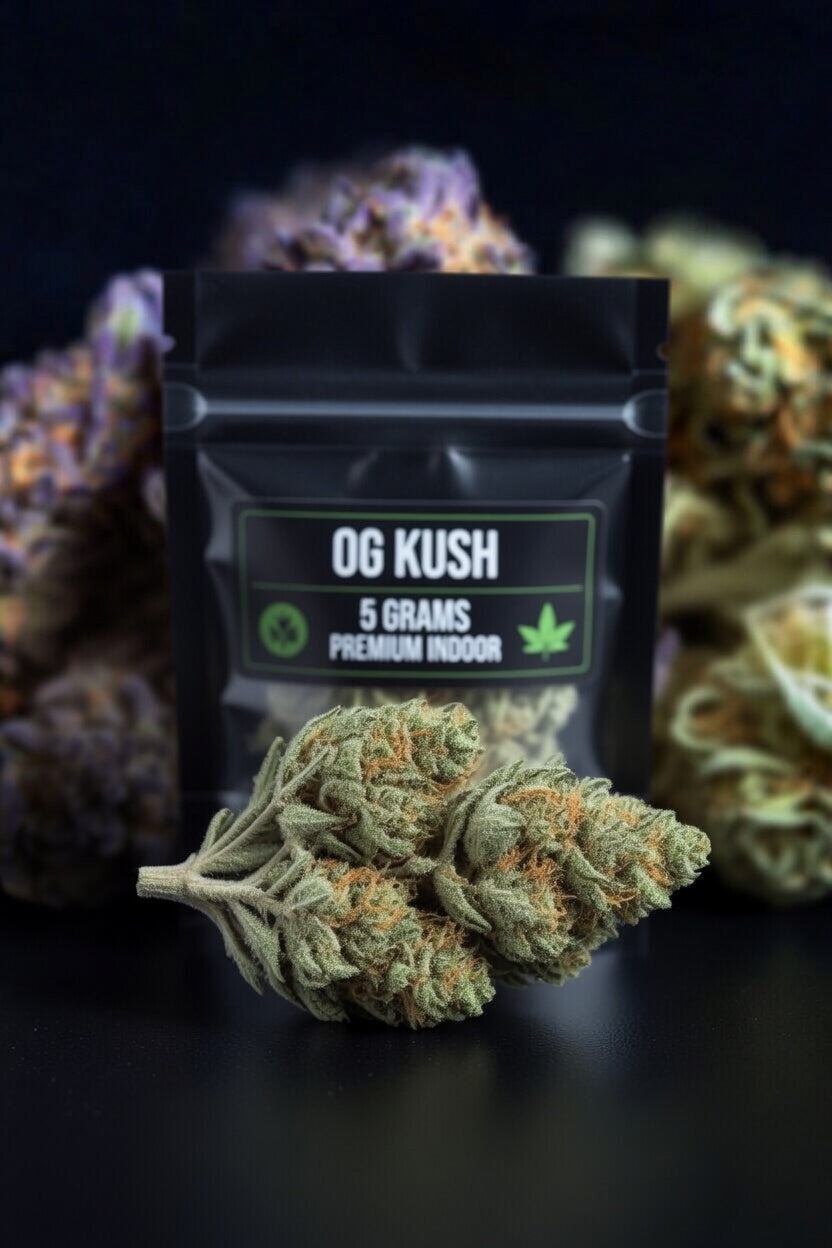 OG KUSH | Cogollos de Indoor [5 Gramos] | Relajación Profunda