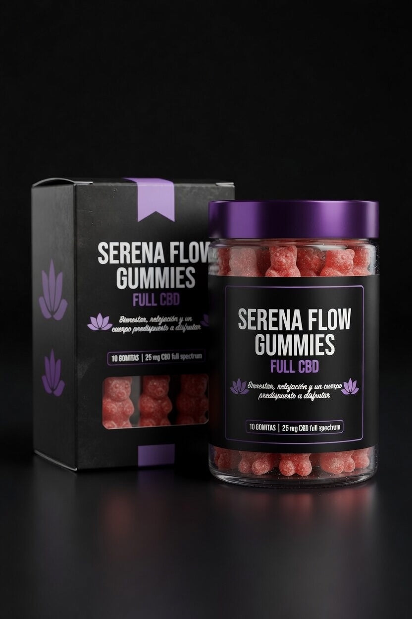 SERENA FLOW GUMMIES - Gomitas Full CBD | Relajación y Disfrute