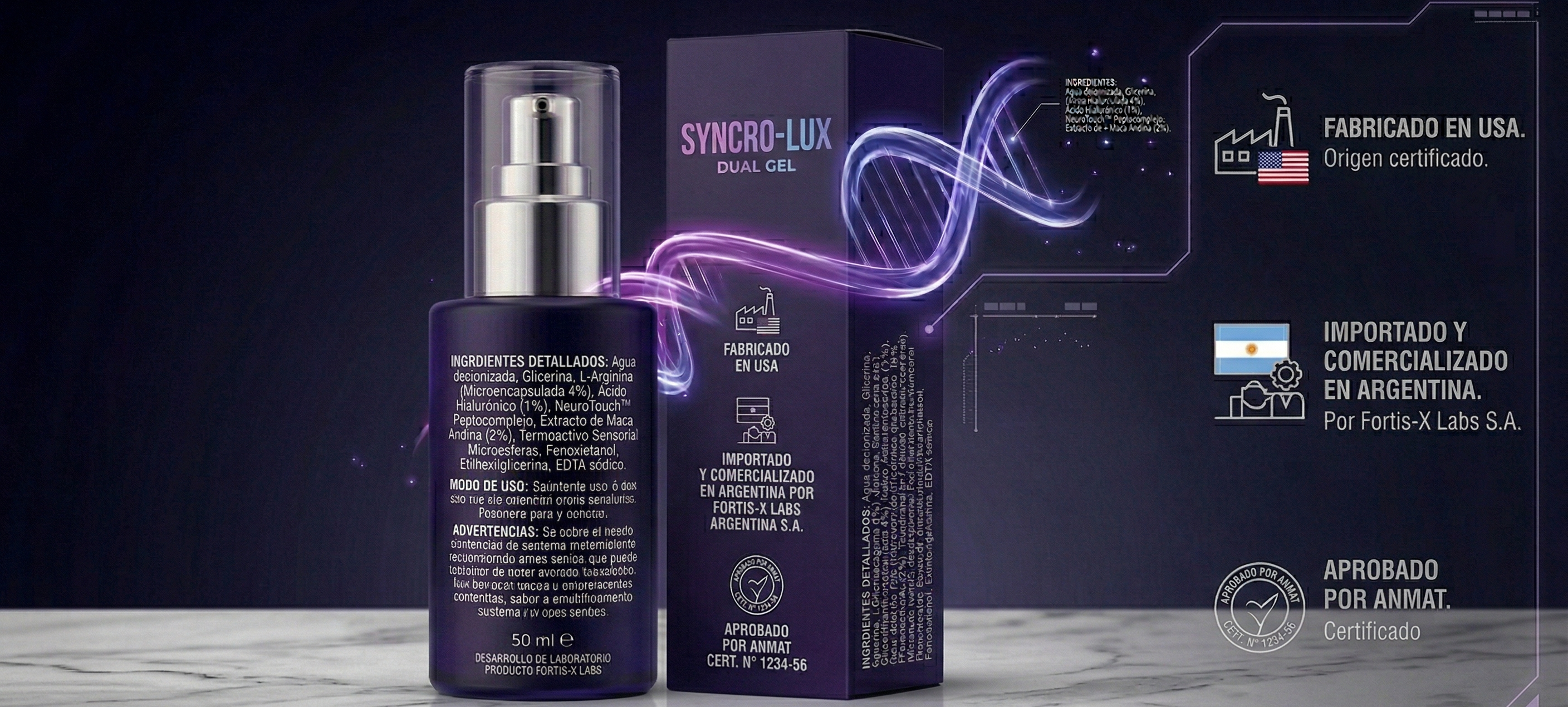 SYNCRO-LUX DUAL GEL [Para Ambos] | Experiencia Completa