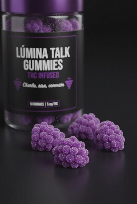 LÚMINA TALK GUMMIES - Gomitas con THC | Más Energía y Risas